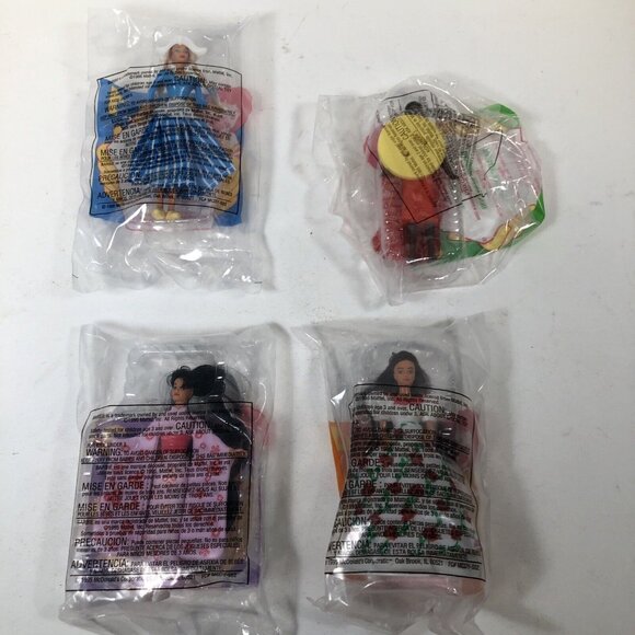 McDonalds Vtg 1995 International Barbie Happy Meal Toys Set 1-4 - Picture 2 of 10